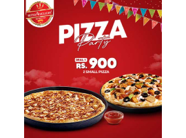Bites 4 Delight Pizza Party Deal 1 For Rs.900/-